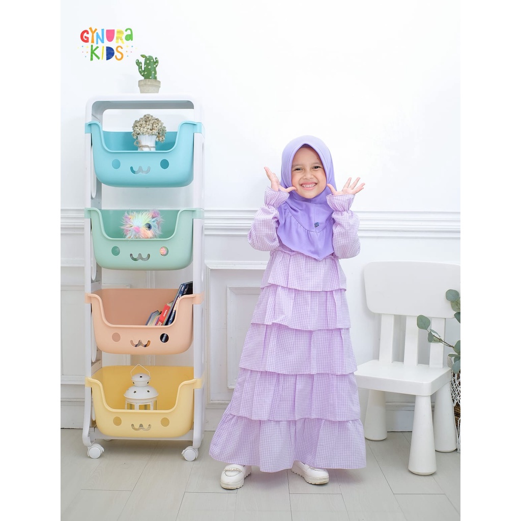 GAMIS ANAK PEREMPUAN REMAJA TANGGUNG TERBARU 2022 BAHAN KATUN NYAMAN DRESS GYNURA KIDS GR 02