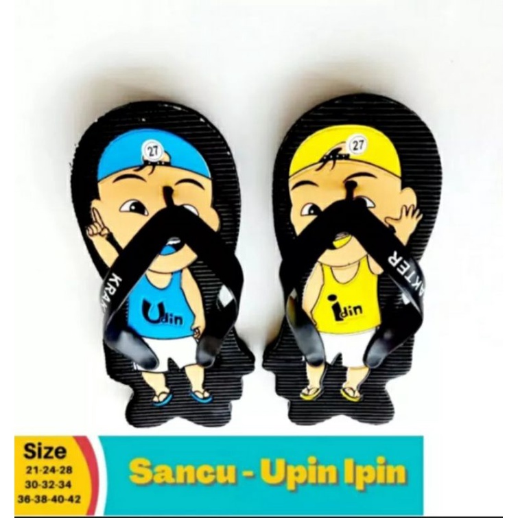 Arkn-Sandal anak Kalakter Upin &amp; ipin