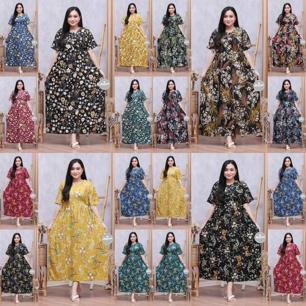 Daster Wanita Rayon Grade A Busui Resleting Depan Baju Tidur Daster Kekinian