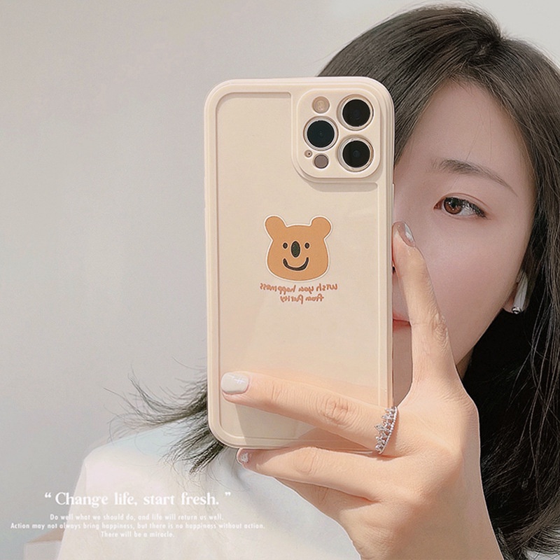 Soft Case TPU Motif Print Kartun Hewan Karla Untuk Iphone 7 8 PLUS X XR XS 11 12 13 MINI PRO MAX SE 2020