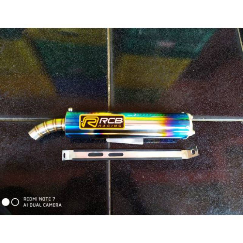 silencer knalpot ninja r rr biru