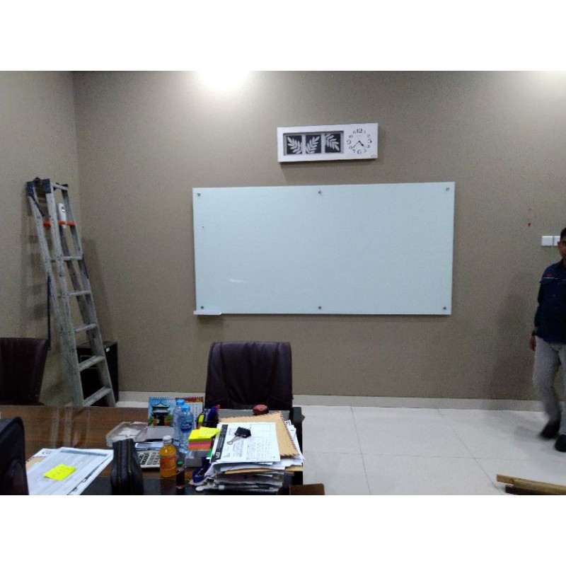

Glassboard uk.90x150cm . whiteboard . papan tulis termurah