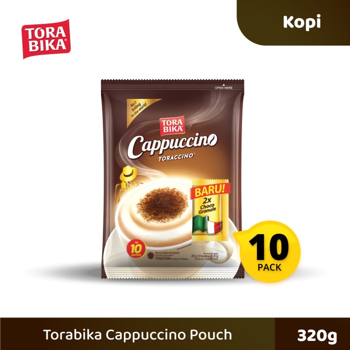 

H2J0U12J1U Torabika Cappuccino 10 Sachet @ 25 Gr Hyh01Yjj
