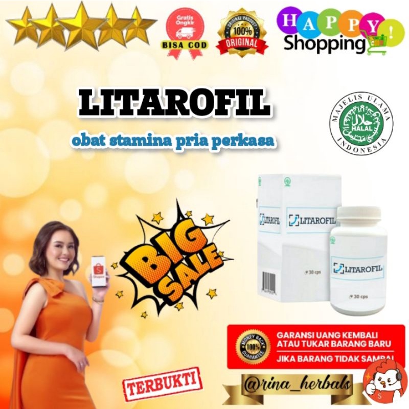 LITAROFIL Asli Obat Kesehatan Terbaik Untuk Pria Litatofil Original BPOM