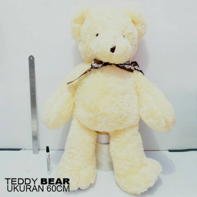 Boneka teddy bear pita bahan lembut 50cm beruang souvenir kado tedy