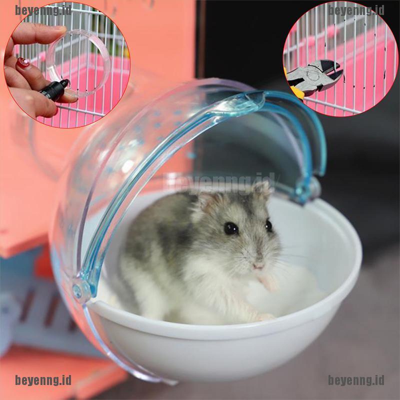 BEY Hamster Mouse Pet Bathroom Cage Box Bath Sand Room Toy Toilet Small Pet Supplies