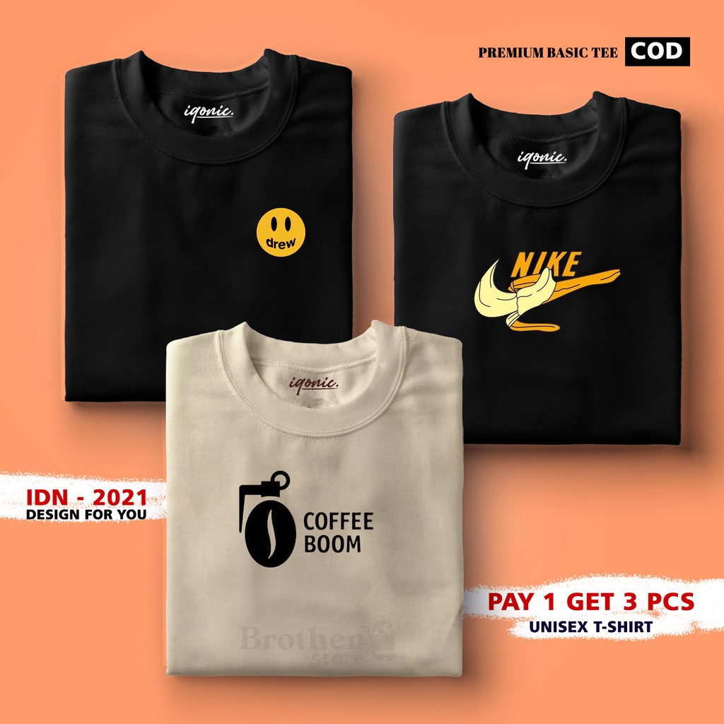 BUY 1 GET 2 PCS ( PROMO COD ) BROTHER STORE / Kaos Distro100% Catoon Combed 30s / ArticelCNCD