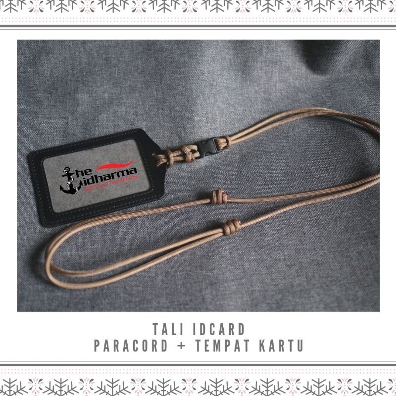 

Lanyard ID Card Tali Name Tag Paracord Buckle