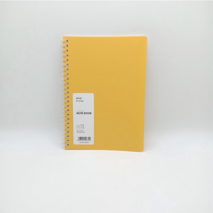 

Hadir Buku Tulis Notebook Spiral Kuning Daiichi Profile A5 60 Lembar Hemat