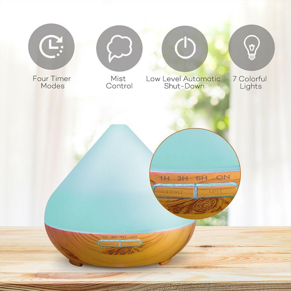 Solighter Humidifier Portable Dekorasi Rumah UK Plug Pewangi Diffuser