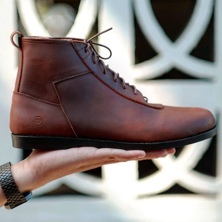 BUENA |MNM x Zapato| KULIT ASLI PREMIUM Sepatu Boots Pria Chukka Shoes