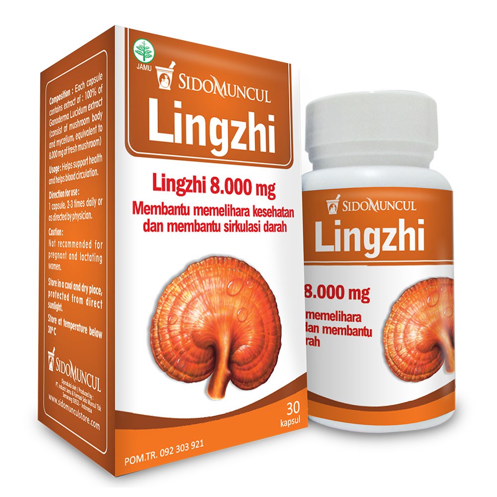 Jual Lingzhi 30 Kapsul Sidomuncul Jamur Lingzhi Shopee Indonesia