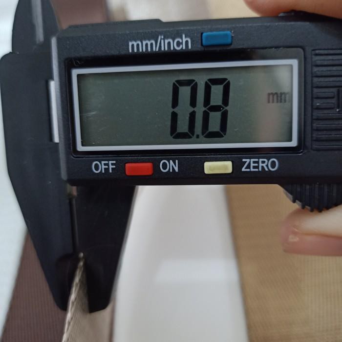 Unik Webbing Nylon 3.8 herringbone tebal (meter) - Hitam Limited