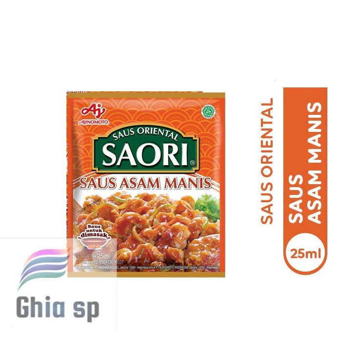 Jual Saori Saus Asam Manis Sachet 25 Ml Shopee Indonesia