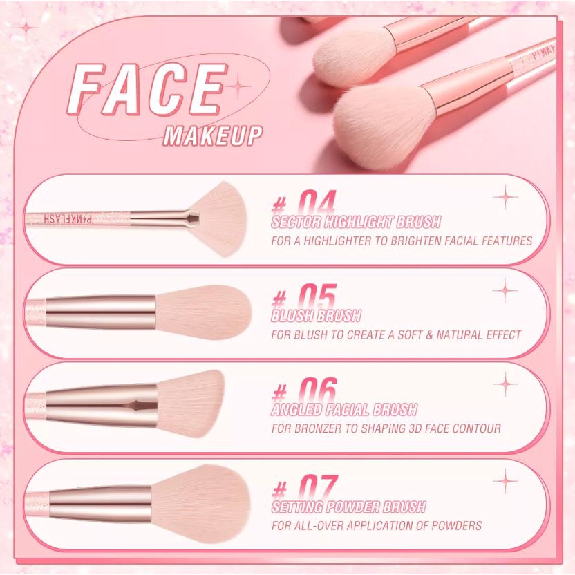 (READY &amp; ORI ) Pinkflash Pink Flash Powder Brush Series PF T04 T 04