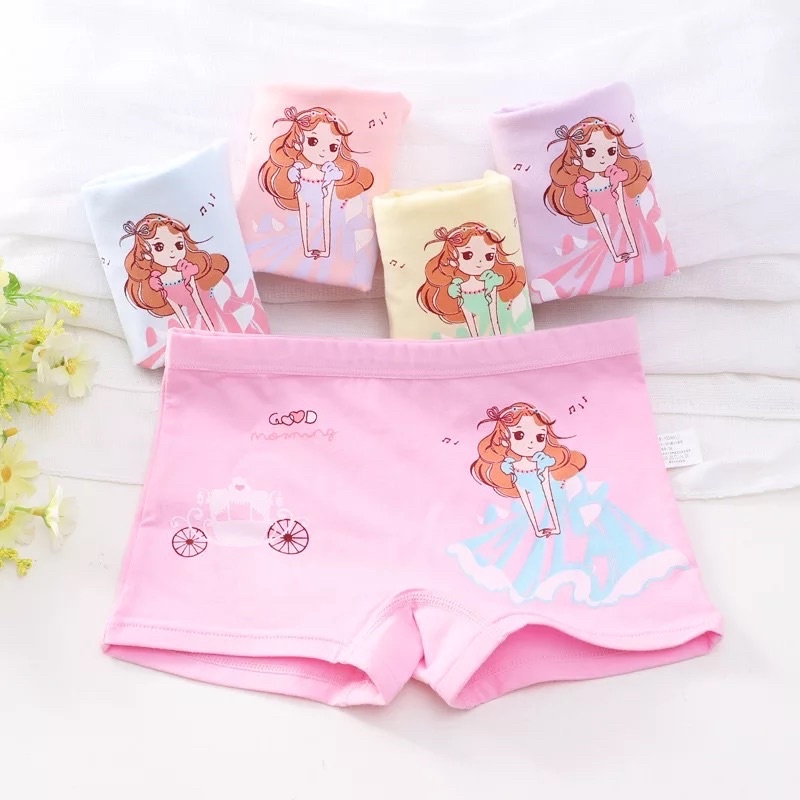 CD Celana Dalam Anak Perempuan 2 3 4 5 Tahun Pakaian Dalam Celana Dalam Boxer Anak Perempuan ABG Remaja