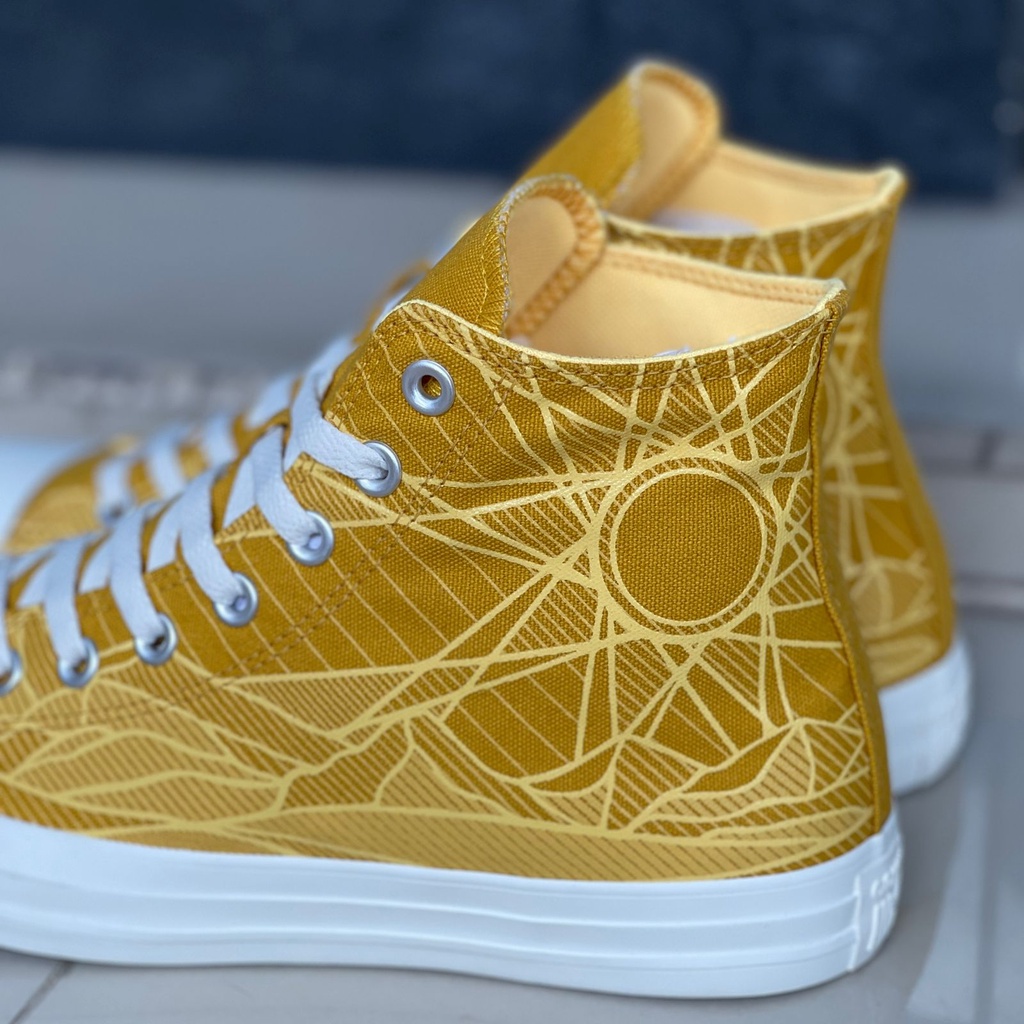 Converse Chuck Taylor Hi Summer Daze Gold Dart