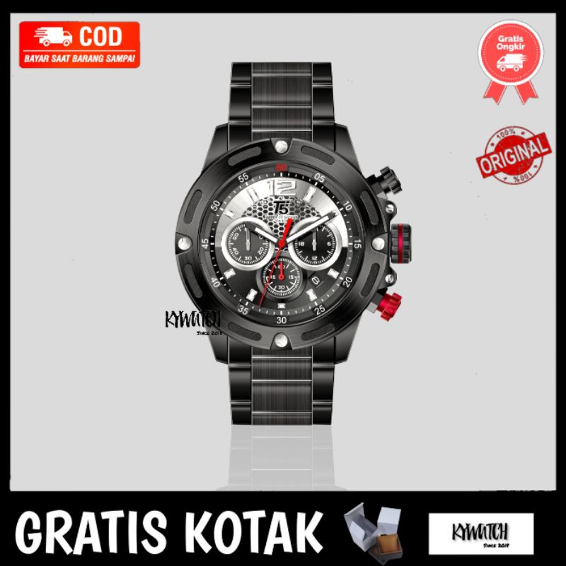 GRATIS ONGKIR & KOTAK JAM Jam Tangan Pria T5 H3822