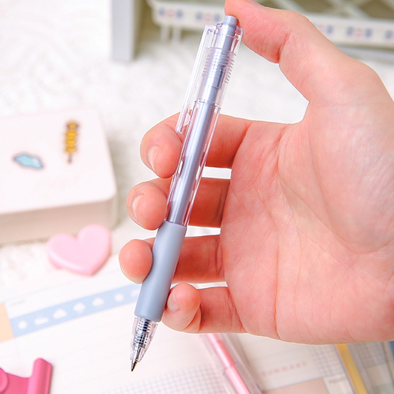 INS Morandi 0.5mm Black Ink Retractable Pen Bullet Nib Signature Gel Pen