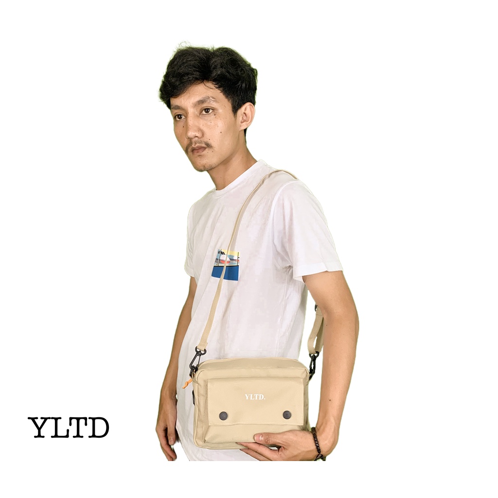 YLTD - Tas Selempang Bahu Pria Tas selempang Cowok Slingbag YLTD original