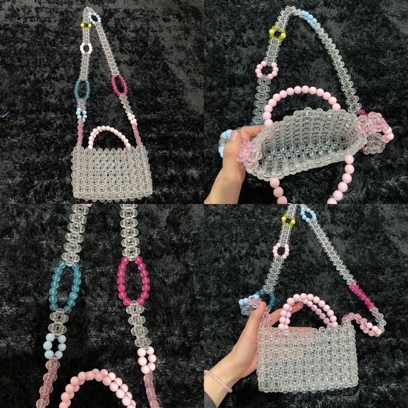 Beads bag / tas selempang / tas wanita / tas kecil / manik-manik