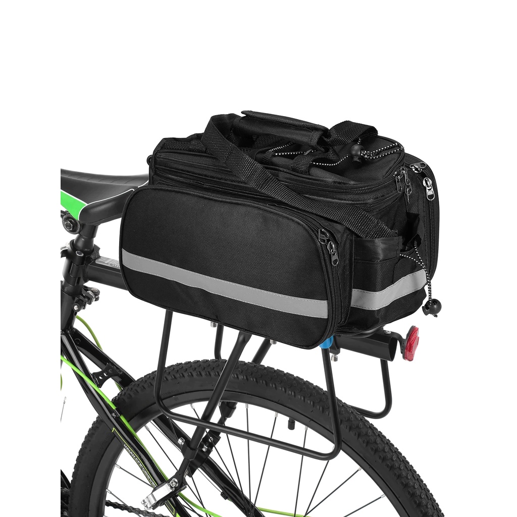 YGRETTE - Roswheel Tas PANNIER Sepeda Bicycle Rear Carrier Bag 600D Polyester 8L TOURING COMMUTING COMMUTER TAS BELAKANG