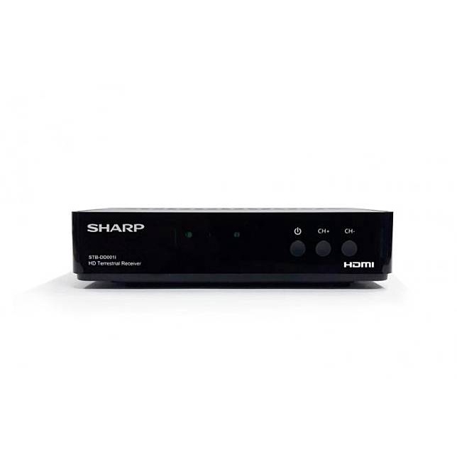 STB SET TOP BOX SHARP STB DD001I RECEIVER SIARAN DIGITAL