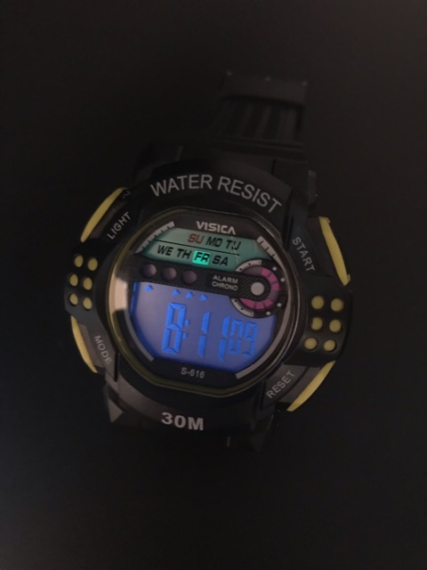 Visica watch sporty digital water resistent kode 616