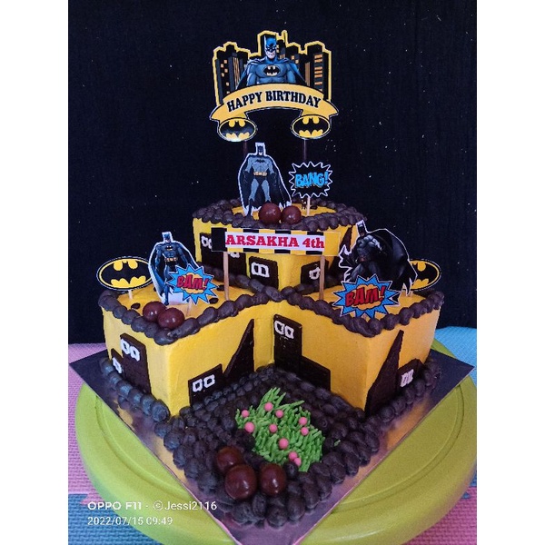 

Cake tingkat sudut topper / cake ulang tahun tingkat sudut