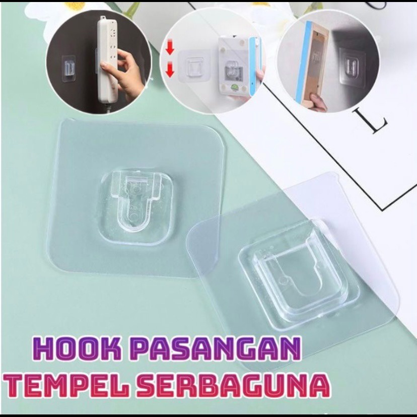 Gantungan Tempel Socket Hook Couple Gantung Pasangan