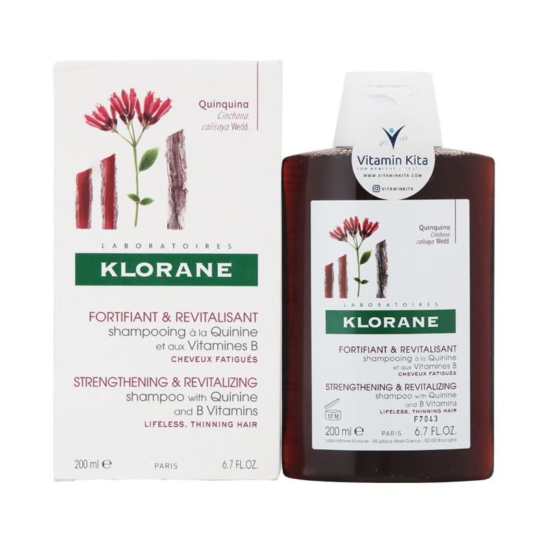Klorane Strengthening & Revitalizing Shampoo with Quinine & B Vitamins | Nettle
