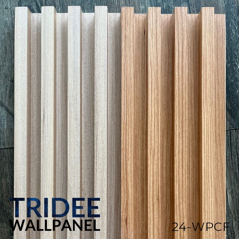 FLUTED WOOD PANEL WPC 24MM | TRIDEE WALLPANEL