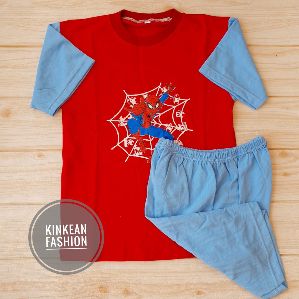 Setelan Kaos Anak / Baju Anak  size XL 7-8 tahun
