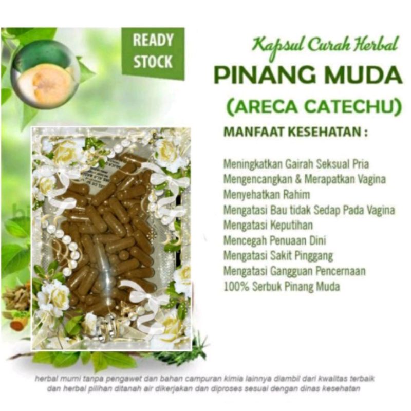 KAPSUL PINANG MUDA