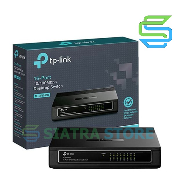 TP-LINK TL SF1016D 16-Port 10/100Mbps Desktop Switch