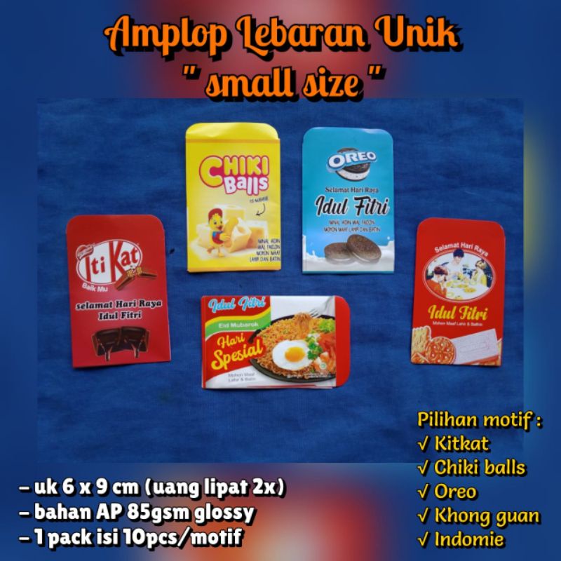

Angpao Lebaran Snack small size