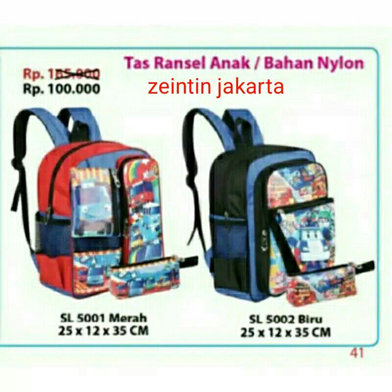zeintin tas sekolah