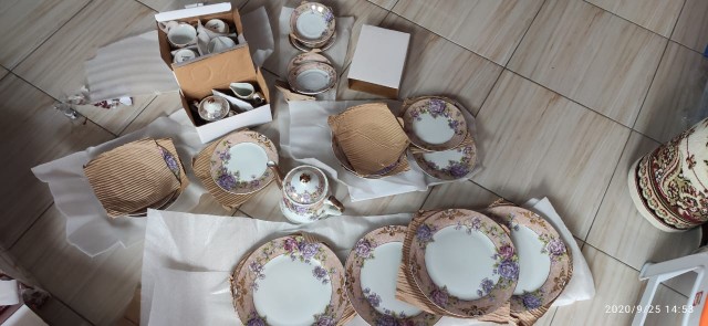 100% Original Vicenza Perangkat Makan Piring Gelas Dinner Set D88