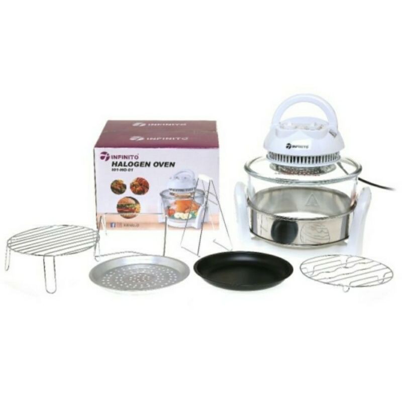 PROMO.. Air Fryer INFINITO Oven Halogen Tembus Pandang Low Watt