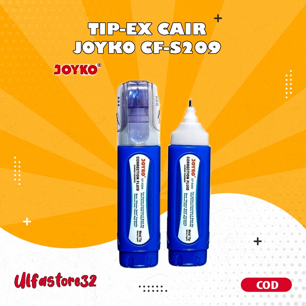 

Tip-ex cair Joyko CF-S209 / Correction Fluid (1 pcs) / atk grosir murah sekolah