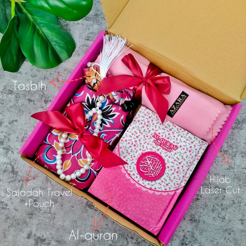 Kado Ultah Hampers Pernikahan Hijab  Pengantin Gift Box Ulang Tahun Cewek Wisuda