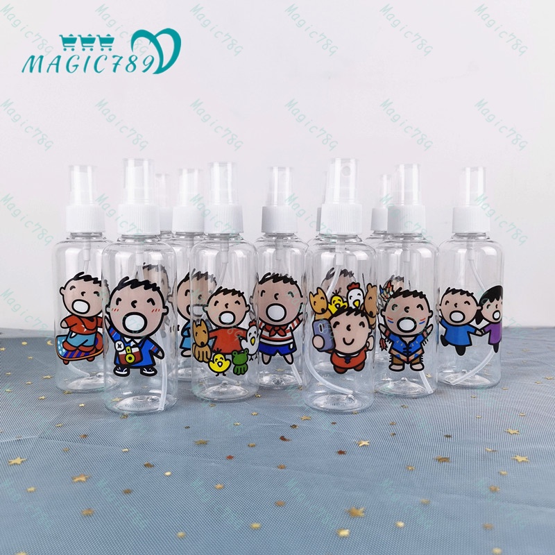 Magic789 Cartoon Big Boy Tabo Spray Bottle 100ML Travel Size Bottles for Cosmetic Refillable Container