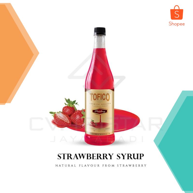 

Syrup Strawberry Tofico / Sirup / Syrop / Sirop / Stroberi Tofico