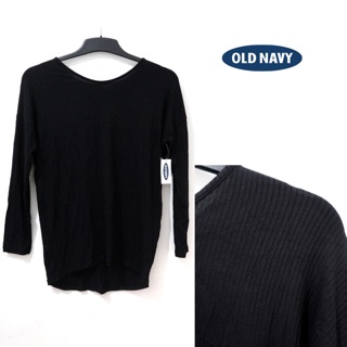  Kaos  Old Navy Lengan Panjang Hitam Kaos  Branded  Wanita  