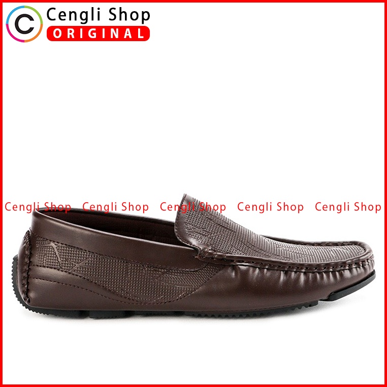 SEPATU PANSUS YONGKI KOMALADI PRIA ORIGINAL LOAFER CASUAL COKLAT YK02