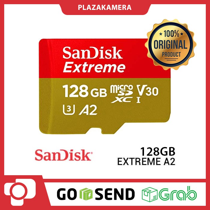 Sandisk Extreme A2 MICROSDXC – 128GB Memory card