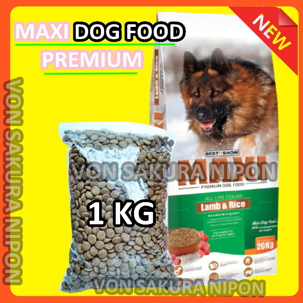Makanan anjing dog food maxi premium 1kg