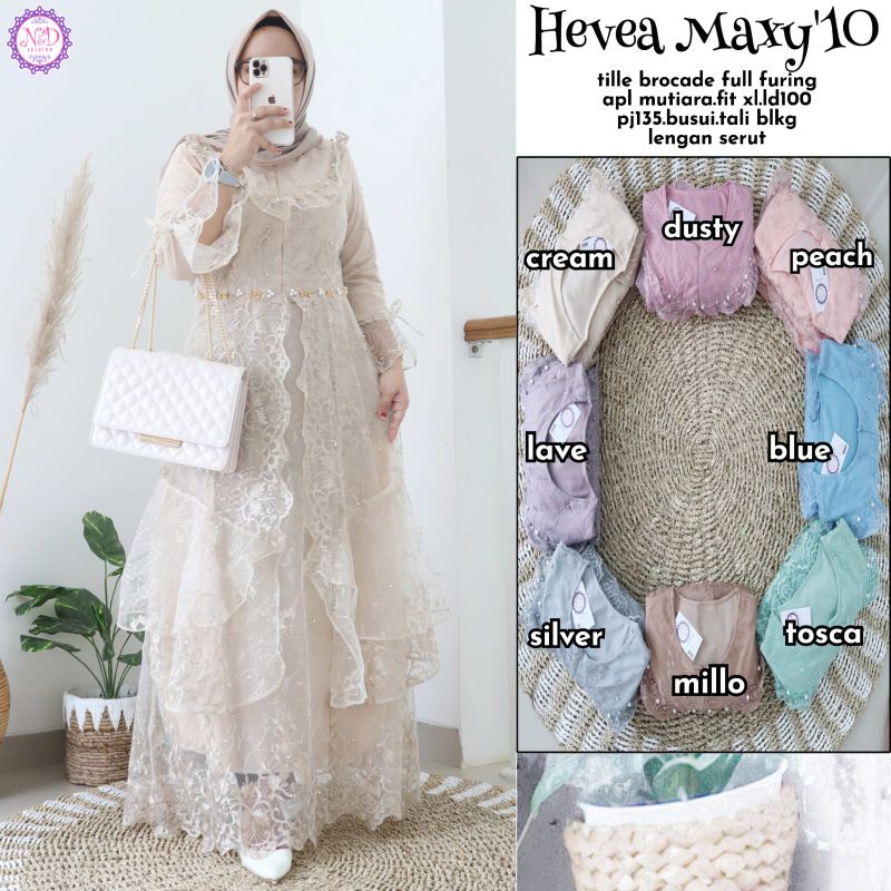 ( RESTOK ) GAMIS RAYON // AMERO MAXY // HEVEA 3#10 BUSUI ORI BY N&D