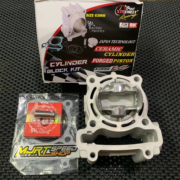 READY KAK Blok Keramik XTR Racing 62mm dan Super Head Sum Racing 26mm-23mm for Yamaha Jupiter MX -