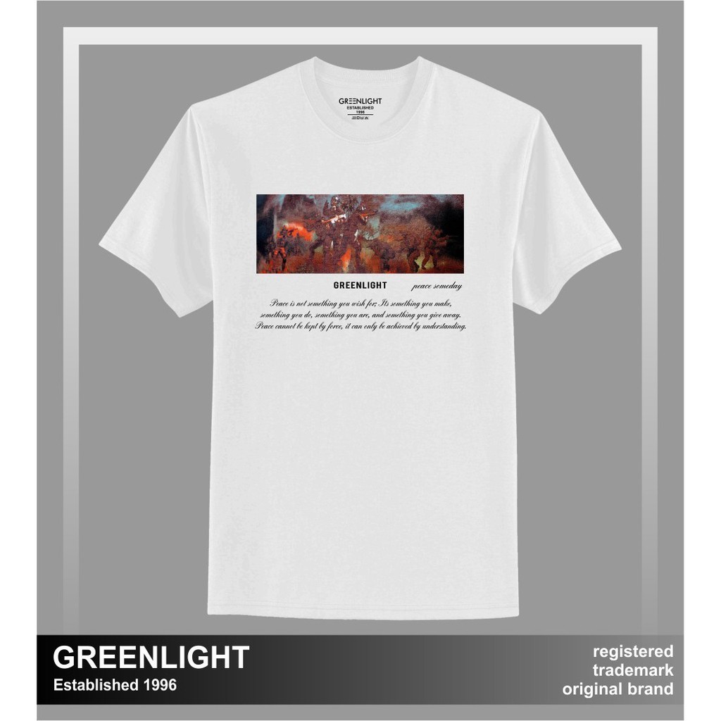 Kaos greenlight ORIGINAL/ Kaos greenlight  pria original lengan pendek/kaos pria/kaos greenlight/ ka